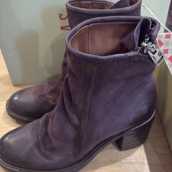 A.S.98 Jase Ankle Bootie- Eggplant - Picture 7 of 7